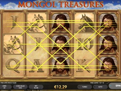 Игровой аппарат Mongol Treasures